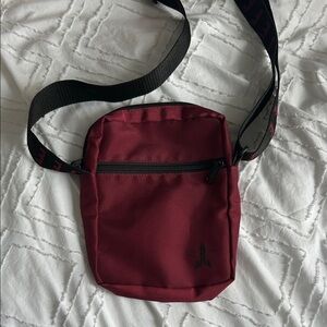 Jeffree Star Burgundy Crossbody Belt Bag
